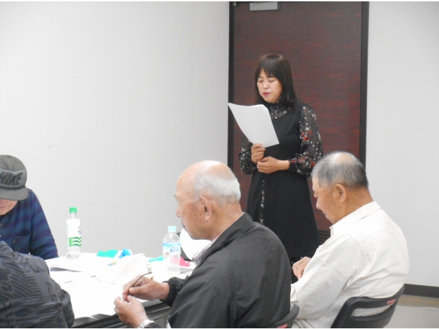 若い方にも歌ってもらいました。