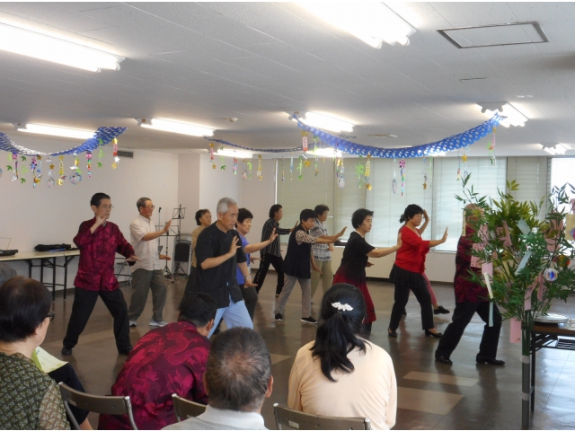 太極拳教室の皆さん