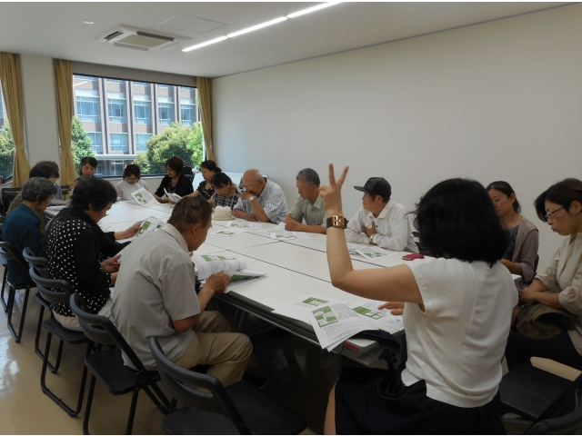 介護制度の説明をしました。