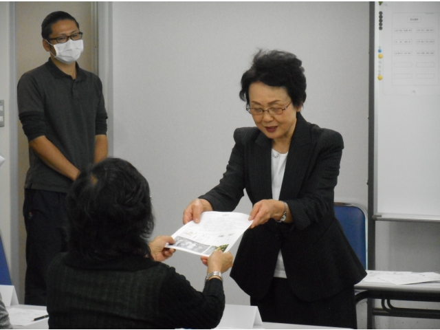 11/17　好感度が高い例と悪い例を実演されました。