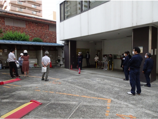 例年に比べ、参加人数が少ない訓練となりました。