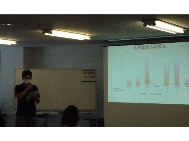介護支援事業について介護支援コーディネーターから説明しました。