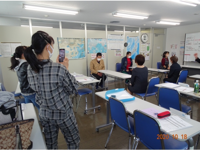 スマホで動画撮影し、達成度を確認しました。