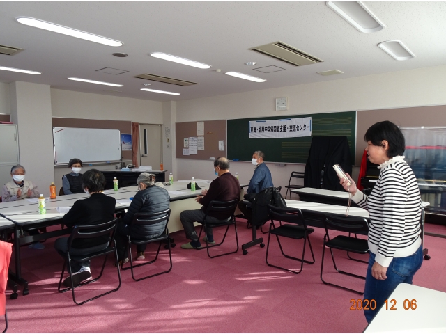 ソロ形式で歌いました。