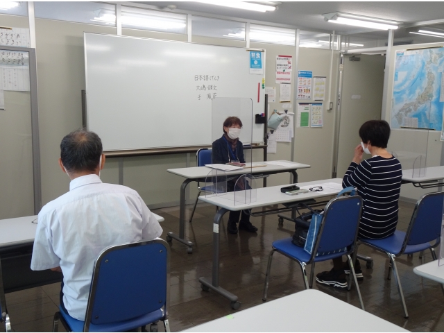 第一教室の授業風景