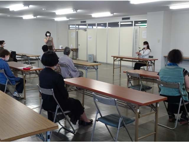 通訳職員を配置しました。