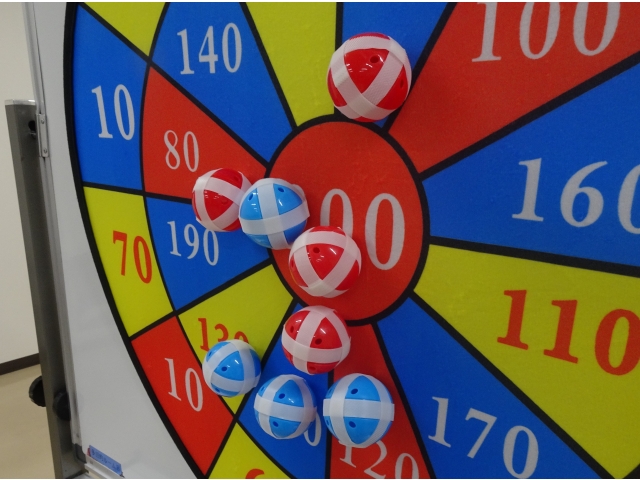 高得点エリアにボールが集中！