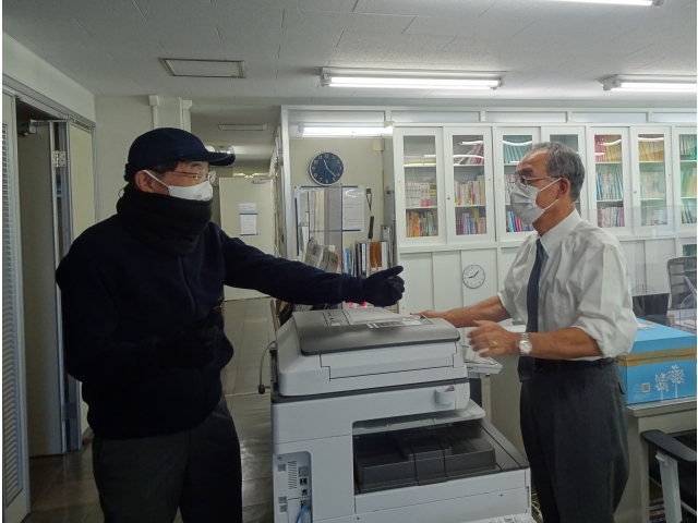 不審者かどうかの見極め（訓練）