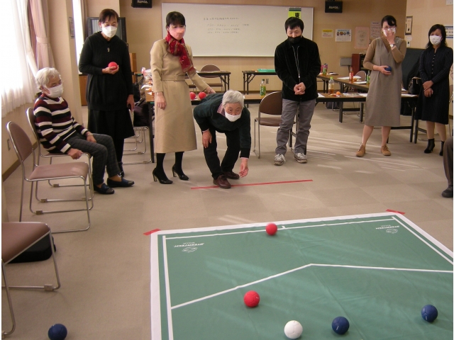 ボッチャに熱中